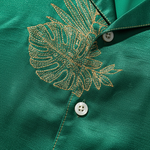 เสื้อเชิ้ตแขนสั้นลายฮาวายผ้าไหมแท้ 100% ลดราคาพิเศษ - Product Image 2