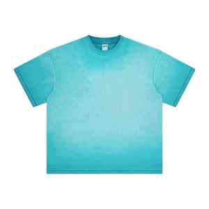 Camiseta de Algodón 100% Tejido de Alta Calidad con Lavado Ácido, Tallas Personalizadas, Impresión Digital, Secado Rápido, Transpirable, Venta al por Mayor - Product Image 2