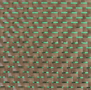 Fil de tissu en fibre de carbone vert pailleté fixe - Product Image 3