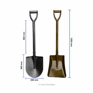 Pala de Jardín de Acero de Alta Calidad con Mango en D, Hoja Cuadrada Puntiaguda para Uso Agrícola y de Construcción - Product Image 6