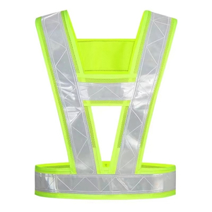 <b>Reflective</b> Safety Vest Class 1 Green Orange High Visibility Work Wear Lightweight Waterproof Construction - Product Image 5