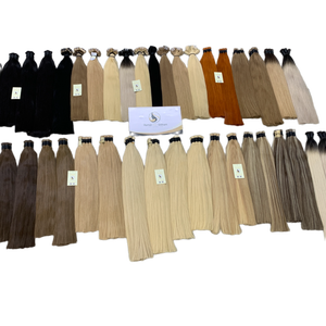 Envío rápido Cabello virgen vietnamita Doble dibujado Cabello humano recto a granel con estilo de onda profunda suelta natural de fábrica - Product Image 1