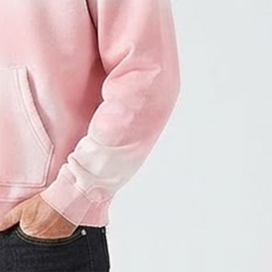 เสื้อฮู้ดผู้ชายสีชมพูแบบใหม่ขายส่ง ทรงปกติ ผ้าฝ้ายฟลีซ สวมใส่สบายสำหรับฤดูใบไม้ร่วง มีกระเป๋า ดีไซน์เรียบง่าย สีพื้น ผ้าถัก - Product Image 6