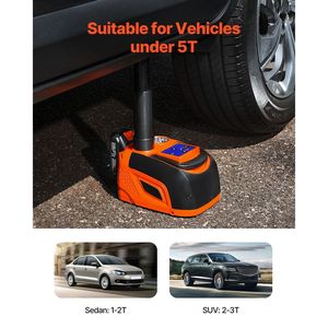 Martinetto Elettrico a Forbice per Cambio Pneumatici Auto, 5 Tonnellate, Alta Capacità di Carico, Regolabile, 12V, Approvato LE - Product Image 4