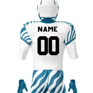 Uniforme de Fútbol Americano Sublimado, Ropa Deportiva Transpirable, Cómoda y Personalizable, Servicio OEM de Alta Calidad, Gran Venta - Product Image 3