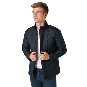 Hot Sale Quilted Puffer <b>Jacket</b> Mens USA Size Streetwear <b>Padded</b> Winter Coat Manufacturer Custom Logo Private Label - Product Image 2