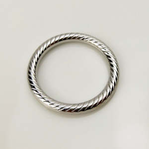 Ensemble d'anneaux de serviette en métal modernes, décoration de table élégante pour les mariages, les événements, les restaurants haut de gamme et la décoration de la maison - Product Image 3