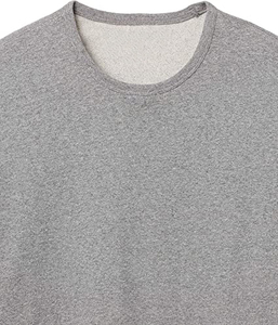 Sudadera Unisex Gris de Cuello Redondo, Corte Regular, Tejido de Algodón, Color Sólido, Estilo Casual para Otoño - Product Image 5