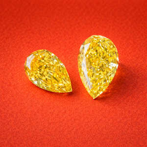 Diamante Amarillo Cultivado en Laboratorio, Forma de Pera, Color Intenso, Certificado IGI, 2.00 Quilates, Claridad VS1-2, para Joyería, Gran Venta - Product Image 3