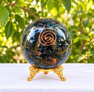 Esferas de turmalina negra de cristal natural al por mayor para regalos y Feng Shui - Product Image 6