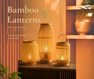 Eco2go Vietnam 2026 Special Offer Bamboo <b>Candle</b> <b>Holders</b> <b>Lanterns</b> Handcrafted Eco-friendly Home Decoration Durable Christmas - Product Image 2