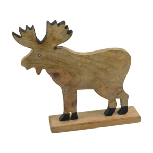 Decoración Navideña de Madera de Mango Tallada en Diversas Formas, Juego de 2 Adornos para Mesa, Decoración del Hogar, Suministros al por Mayor al Mejor Precio - Product Image 5