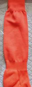 Orange <b>Knee</b> <b>High</b> Sports <b>Socks</b> Breathable Anti Slip Towel Bottom Football Running Athletic <b>Socks</b> Custom Logo - Product Image 1