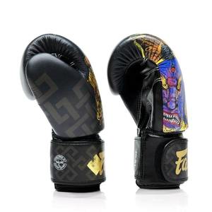 ถุงมือชกมวย Fairtex สำหรับมืออาชีพ หนังวัวแท้ ปรับแต่งได้ รุ่น Warrior Edge สำหรับฝึกซ้อมและแข่งขัน - Product Image 3