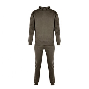 Wholesale Men's Pullover Hoodie Tracksuit With Drawstring & Spring Sleeves Men's Sweat Suits With Pockets - Product Image 1