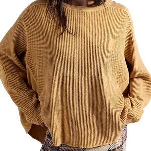 Professional Oversized Mockneck Embroidered Fleece Breathable Anti-Wrinkle Quick Dry Sweatshirt Women Casual Wear <b>Mock</b> <b>Neck</b> - Product Image 1