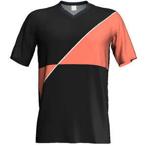 เสื้อฟุตบอลความยาวปานกลาง แบบ unisex  ทรงเข้ารูป  ผ้าโพลีเอสเตอร์ระบายอากาศได้ดี แขนสั้น แบบสวม - Product Image 1