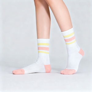 Chaussettes de yoga et de pilates antidérapantes et respirantes, faible MOQ pour l'été - Product Image 3