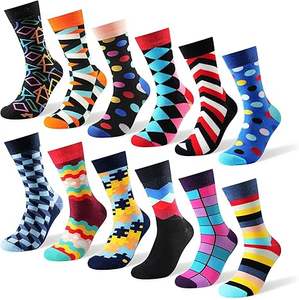 Premium Quality Men's <b>Winter</b> Casual <b>Socks</b> Breathable Comfortable Knitted Spandex/Nylon Snagging Resistance Standard Thickness - Product Image 1