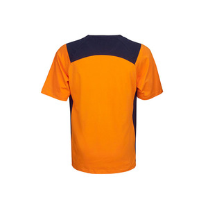 เสื้อกั๊กนิรภัยแบบกำหนดเองสำหรับงานก่อสร้าง มาตรฐาน ANSI Class 1 กันน้ำ ทนทาน มองเห็นได้ชัดเจน แขนสั้น สำหรับผู้ชาย คุณภาพสูง 100% - Product Image 6