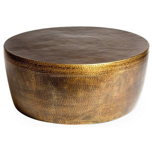 Modern Antique Metal Hammered <b>Round</b> Coffee <b>Table</b> for Living Room Hotels and Restaurants for Home and Kitchen Use Price - Product Image 6