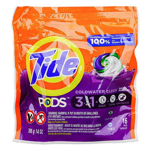 Cápsulas de detergente líquido para ropa Tide PODS, compatibles, 76 unidades, poderoso 3 en 1, limpieza en un solo paso, aroma Clean Breeze - Product Image 4