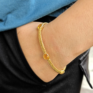 Best seller women jewelry oval cut citrine quartz gold plated cuff <b>bracelet</b> brass 18k gold plated unisex wear jewelry <b>bracelets</b> - Product Image 3