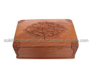 Boîtes en bois sculptées à la main de qualité supérieure boîte à bijoux organisateur idées cadeaux en bois pour stocker des pièces de bijoux - Product Image 3