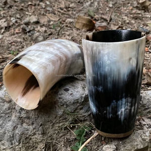 แก้วน้ำทำมือจากเขาสัตว์ งานฝีมือประณีต ขัดเงาอย่างดี โดย Tayyab Handicraft ของขวัญสุดพิเศษ - Product Image 4