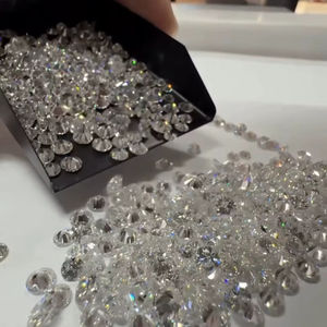 Diamantes pequeños de laboratorio con forma de estrella, de 0.011 ct a 0.016 ct, color F, talla redonda brillante para joyería con micro pavé - Product Image 1