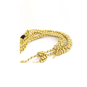 Aiguillette de qualité supérieure, cordon d'épaule tressé or et argent, décoration cérémonielle, accessoire vestimentaire personnalisé OEM ODM en gros - Product Image 5
