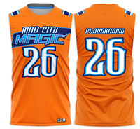 Maillots de football américain personnalisés réversibles à capuche en polyester pour enfants 7v7