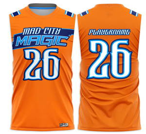 Maillots de football américain personnalisés réversibles à capuche en polyester pour enfants 7v7 - Product Image 2