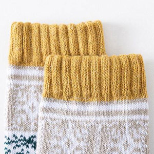 Chaussettes d'hiver en laine tricotée ultra chaudes et épaisses, design moderne et élégant, confort quotidien, chaussettes décontractées - Product Image 5