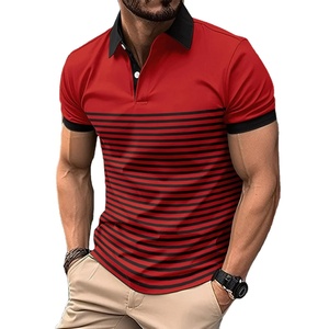Polo de manga larga de algodón 100% para hombre, nueva Camiseta deportiva de verano con botón de solapa, bolsillo de Color sólido, ajuste holgado para Primavera/Aut - Product Image 1
