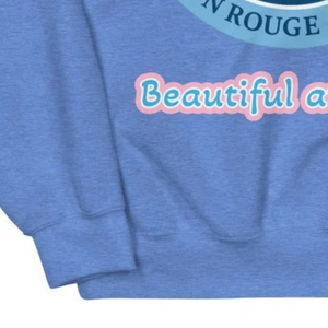 เสื้อสเวตเชิ้ตสีฟ้าอ่อน พิมพ์ลายกราฟิก โลโก้  แบบยูนิเซ็กซ์ ผ้าคอตตอนหนานุ่ม คอกลม สวมหัว สไตล์ลำลอง สตรีทแวร์ แฟชั่น เสื้อผ้าพิมพ์ลาย - Product Image 4