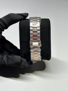 Red Dot Dial Luxury Quartz Watch with Mixed Display Glass Stainless Steel Band Moissanite Diamond Case for Export Sale - Product Image 4