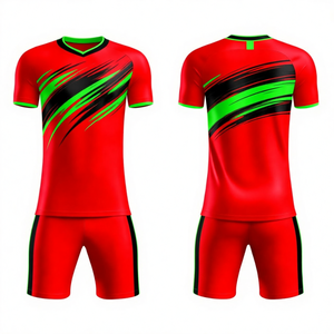 Ensemble de vêtements de football personnalisés, maillot de football professionnel, shorts, vêtements d'entraînement, vêtements d'équipe athlétique, sublimation, taille personnalisée - Product Image 1