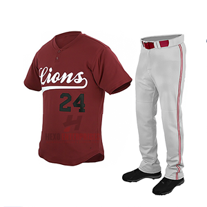Uniforme de baseball personnalisé imprimé respirant grande taille 100% polyester séchage rapide vêtements de sport personnalisables - Product Image 4