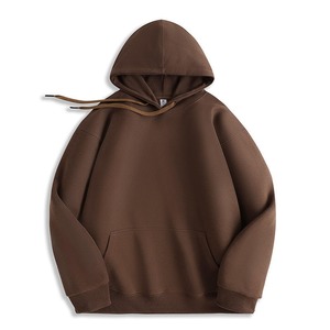 Sudadera con Capucha Rosa para Mujer, Talla Grande, Color Sólido, Tejida, Manga Larga, Transpirable, para Otoño - Product Image 5