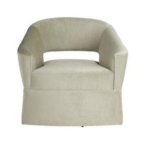 Fauteuil d'appoint pivotant 360° Carlford Nordic, fauteuil pivotant Cecilia avec housse amovible, tissu naturel - Product Image 2