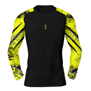 Vente en gros de rashguards de compression MMA à manches courtes pour hommes, chemises BJJ personnalisées avec protection UPF50+ antibactérienne en spandex/polyester - Product Image 5