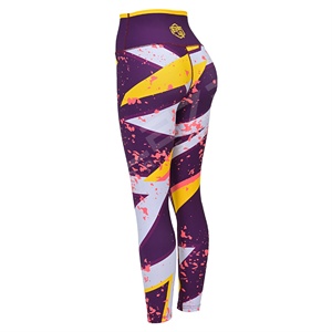Blaze Fight Wear Leggings de Yoga de cintura alta ligeros sin costuras Secado rápido Transpirable Cintura elástica Patrón sólido al por mayor - Product Image 5