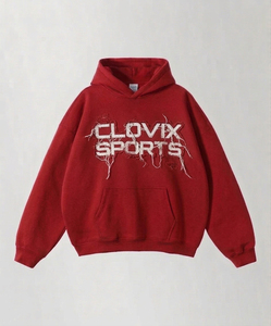 Vente en gros de sweat-shirts à capuche pour femmes avec logo personnalisé, design brodé vieilli, manches longues, prix bas - Product Image 1
