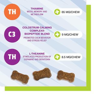 Friandises calmantes pour chiens OEM à base de chanvre, anti-anxiété, soutien contre le stress, supplément naturel apaisant, vente en gros - Product Image 5