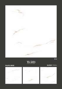 Baldosas de porcelana ultra lisas de 60x60 cm diseñadas para crear superficies luminosas y un rendimiento moderno y confiable en pisos. - Product Image 3