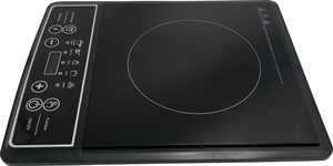 2025 Phong Cách Nút Điều Khiển Đánh Bóng Tinh Thể Màu Đen Bảng Điều Chỉnh 2000W Cảm Ứng Nồi Điện Duy Nhất Burner Bếp - Product Image 2