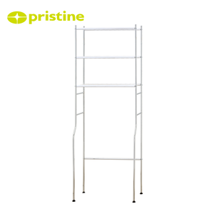 Chrome Over The Toilet 3 Tier Bathroom <b>Shelf</b> Freestanding Space Saving Storage Rack With Polished Finish - Product Image 6