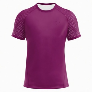Camiseta de Compresión de Manga Corta Amarilla para Hombre, Secado Rápido, Transpirable, para Entrenamiento, Gimnasio, Camiseta Deportiva, Capa Base de Alto Rendimiento - Product Image 2
