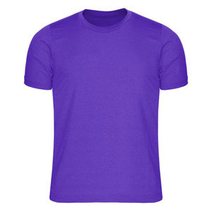 T-shirt à manches courtes rayé pour homme, col rond, tricoté, décontracté, motif bleu marine et jaune, design uni, t-shirt pour homme - Product Image 3